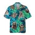 thumbnail image 3 of Camisas hawaianas con estampado 3D de animales divertidos para hombres y mujeres, camisa informal de manga corta con botones y corte relajado para playa, camiseta para hombre, 3 of 5