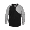 thumbnail image 2 of Alleson Athletic B94385508 Field Batters Jacket, Black & Grey - 3XL, 2 of 2