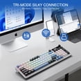 thumbnail image 3 of Teclado Gaming Mecánico Inalámbrico Redragon K719 con Pantalla Hype, 3 of 9