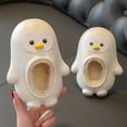 thumbnail image 4 of Kids Warm Waterproof Non-slip Cute Penguin Slippers Home Shoes Autumn Winter, 4 of 4