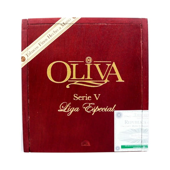 Oliva Double Toro Serie V Liga Especial Empty Wood Cigar Box 6.75" x 6.5" x 4"