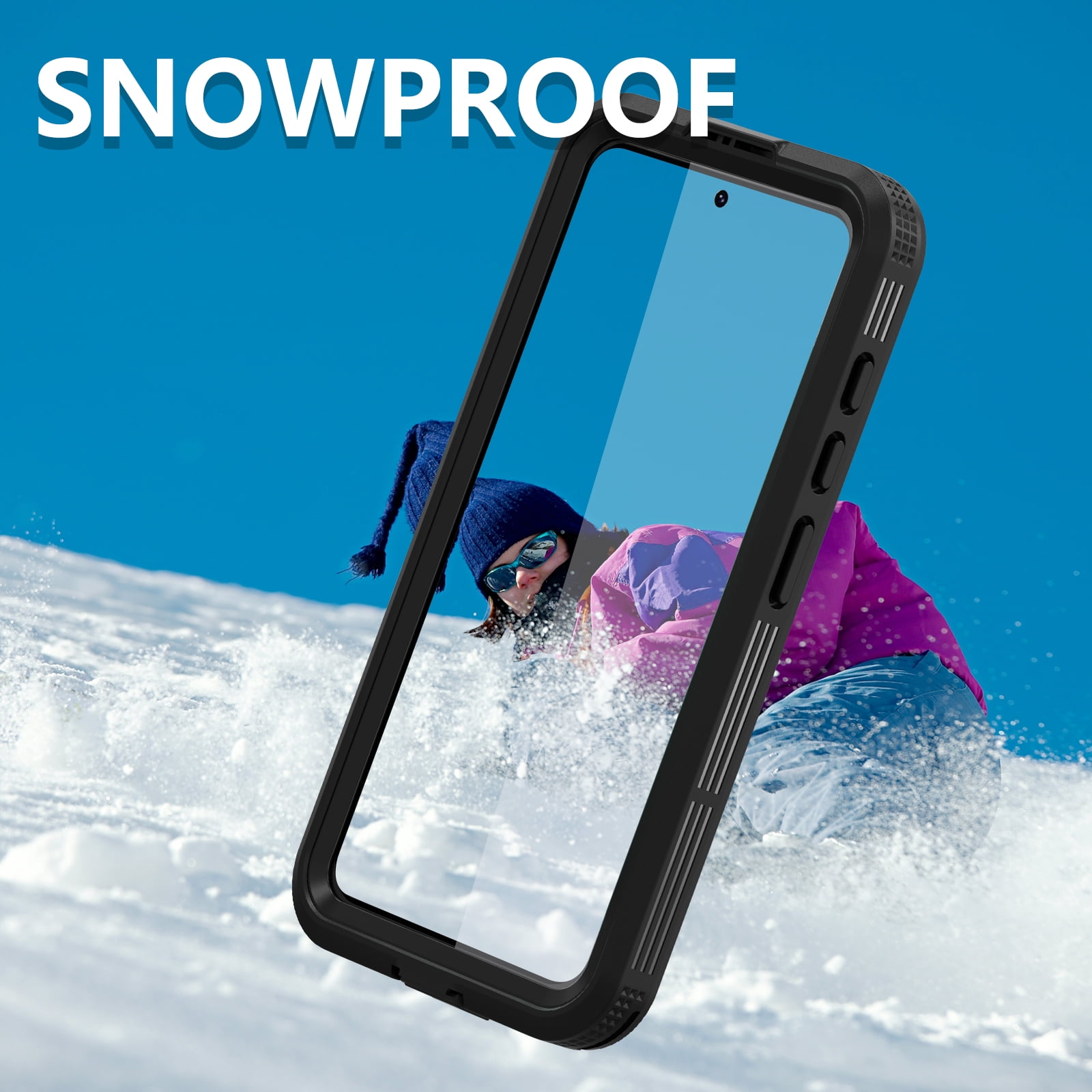 Designed for Samsung Galaxy S23 Case,Waterproof Case with Built-in Screen Protector Shockproof Dustproof Heavy Duty Full Body Protective Case for Samsung Galaxy S23 5G 6.1", Black