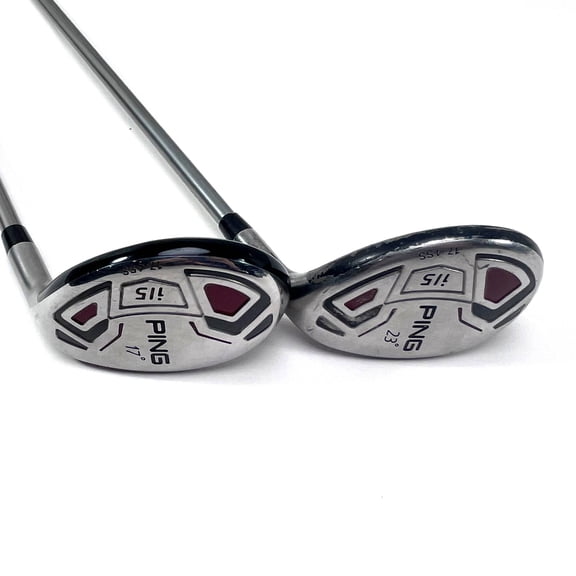 Pre-Owned Ping i15 2 & 4 Hybrid Set 17* | 23* TFC 700 H Stiff Graphite Mens RH