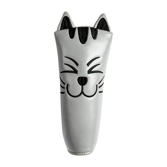 facefd Couvre-Têtes de Golf Maillet Putter Équipement d'Entraînement Extérieur Droit Gris