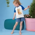 thumbnail image 4 of RXIRUCGD 2025 Vêtements d'Été pour Enfants Tout-Petits Garçons Filles Mode Mignon Col Rond Imprimé Manches Courtes Haut, 4 of 6