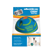 Pets Know Best Wobble Wag Giggle Treat Ball, Interactive Dog Toy & Treat Dispenser, Blue