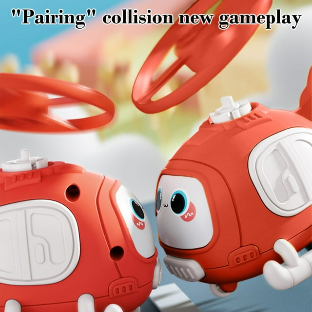 Jouet Libellules à Éjection Rouge Jouet Volant Mouche à Inertie Paire Voiture de Collision Extérieur Enfants Hélicoptère de Collision Jouet