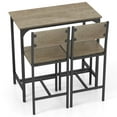 thumbnail image 1 of Costway 3 PCS Bar Table & Chair Set Kitchen Table with 2 Bar Stools for Small Space, 1 of 9