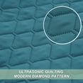 thumbnail image 6 of Exclusivo Mezcla King Size Quilt Set, 3-Piece Lightweight King Quilts Soft Bedspreads Bed Coverlets, Dusty Teal, 104"x96", 6 of 8