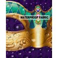 thumbnail image 6 of Outdoor Throw Pillow Cover Carnival Mardi Gras Celebraion Waterproof Cushion Covers 2 Pack Mask on Purple Diamond Checker Pillow Cases Home Decoration for Patio Garden Couch Sofa, 6 of 7