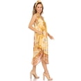 thumbnail image 4 of Sakkas Urbi Women's Casual African Print Beach Sleeveless Cover-up Caftan Dress - Print12 - One Size, 4 of 5