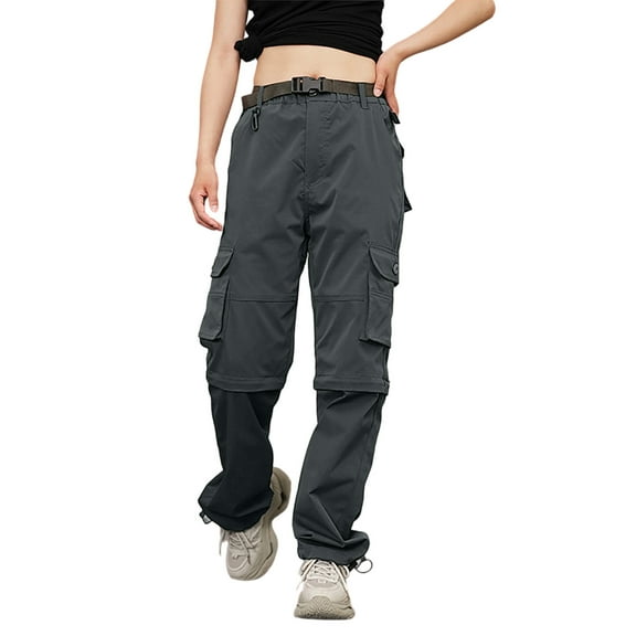 Womens Cargo Pants Sevevn Women's Hiking Pants Convertible Quick Dry Lightweight Zip Off Fishing Travel Safari Pants