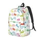 thumbnail image 1 of Disketp Happy Easter Rabbit Mochila de Lona Estampada, Mochila Escolar de Viaje Ligera para Estudiantes y Portátil-Medium, 1 of 5