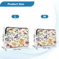 thumbnail image 4 of FORMRS 13-13.3 inch Laptop Sleeve Case Soft Carrying Quilted Computer Bag Cover, Birds and Teapots, 4 of 7