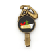 thumbnail image 1 of Mapa de bambu de China amarillo de China Town Broche broche broche broche Metal retro, 1 of 3