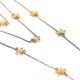 thumbnail image 5 of Collar Yashi con borlas en capas y colgante de estrella modelo 21629, 5 of 5