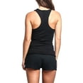 thumbnail image 2 of G-Style USA Women's Lightweight Scoop Neck Non-Piping Tank Top (2-Pack) LTT13197 - Black - X-Large, 2 of 4