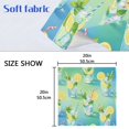 thumbnail image 4 of Iauyy Satin Napkins Set of 6- Mint Lemon Pattern DIY Printing Decoration Cloth Napkin- Easy Care for Home/Party, 4 of 8