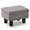 Gray, variant on Foot Stool Ottomans Linen Footrest Storage Ottoman Step Stool Seat with Solid Wood Legs Modern Accent Stools for Couch Living Room Dark Grey