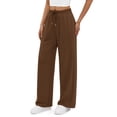 thumbnail image 2 of Fantaslook Wide Leg Sweatpants for Women Casual High Waisted Baggy Sweatpants Drawstring Workout Pants with Pockets Fashion Outfits, 2 of 8