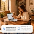 thumbnail image 6 of HP OmniBook 3 16 inch Laptop PC, 2K Touchscreen Display, AMD Ryzen 5 40, 8 GB RAM, 256 GB SSD, AMD Radeon 610M GPU, Windows 11 Pro, Glacier Silver, 6 of 8