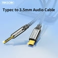 thumbnail image 3 of USB C to 3.5mm Audio Aux Jack Cable Compatible 10ft, USB Type C to 3.5mm Headphone Stereo Cord Car, 3 of 5