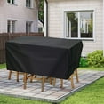 thumbnail image 5 of Patio Furniture Cover Outdoor,Waterproof Rectangular Patio Table Chair Set Cover 49*49*29inch, 5 of 7