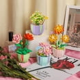 thumbnail image 3 of Flower Bouquet Mini Chrysanthemum Building Block Set Bonsai Tree Toys Kits Romantic Valentine's Day Gifts For Her, 3 of 3