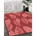 thumbnail image 3 of Ahgly Company Machine Washable Indoor Rectangle Transitional Red Area Rugs, 5' x 8', 3 of 7