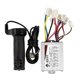 thumbnail image 1 of 36v 500w Electric Bicycle Brushed Speed Controller & Throttle Grip Set For Electric Bicycle Scooter, 1 of 4