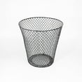 thumbnail image 2 of Wire Mesh Round Waste Lightweight Can Open Top Wastebasket Recycling Desk School Garbage Cans Home & Custom Storage Home Decor, 2 of 7