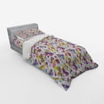 thumbnail image 3 of Ambesonne Butterfly Bedding Set 4 Pcs, Vibrant Flora Dots, Queen, Multicolor, 3 of 3