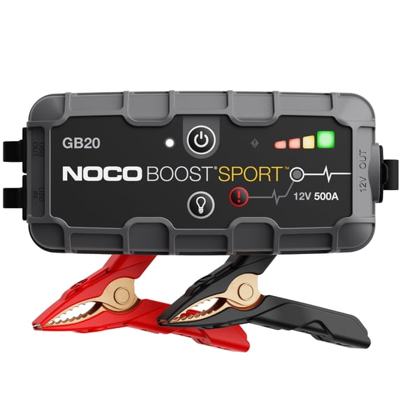 NOCO Boost GB20: 500A 12V UltraSafe Portable Lithium Jump Starter