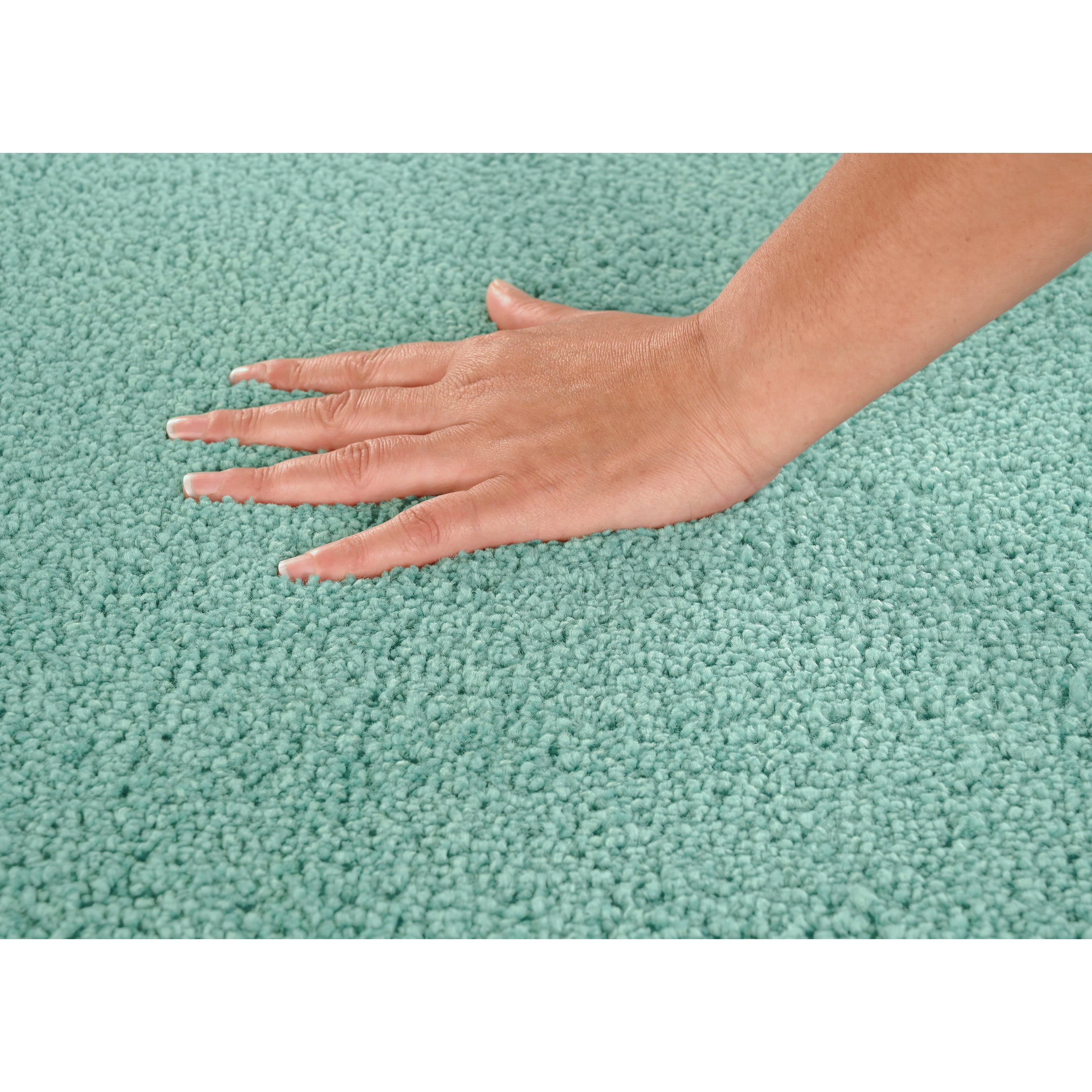 Garland Rug Gramercy Washable Polypropylene Sea Foam Bath Rug, 20" x 34"