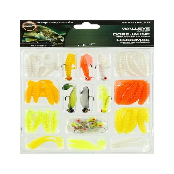 Ready 2 Fish R2FK2-WLEYE Trousse de Walleye SOUTH BEND RTF WALLEYE KIT 50PF