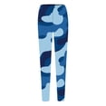 thumbnail image 4 of Jxximdong Leggings for Women Women's Autumn And Winter Camouflage Leggings Artistic Printed Soft Stretchy Pants For Women Blue L Yoga Pants, 4 of 4