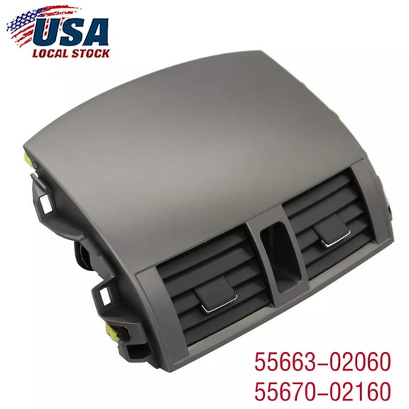 #5567002160 Dash Center A/C Air Vent Upper Bezel Trim For 2009-13 Toyota Corolla