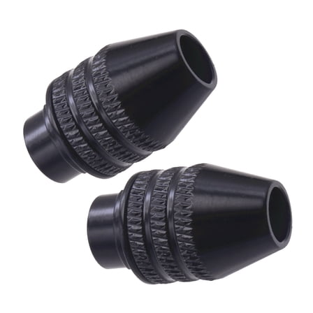 LEORX three jaw chuck Aluminum Alloy Black for Drill Bits Adapter 1Pack