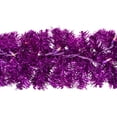 thumbnail image 6 of Northlight Pre-Lit  Artificial Tinsel Christmas Garland - 9' x 8" - Purple - Clear Lights, 6 of 7