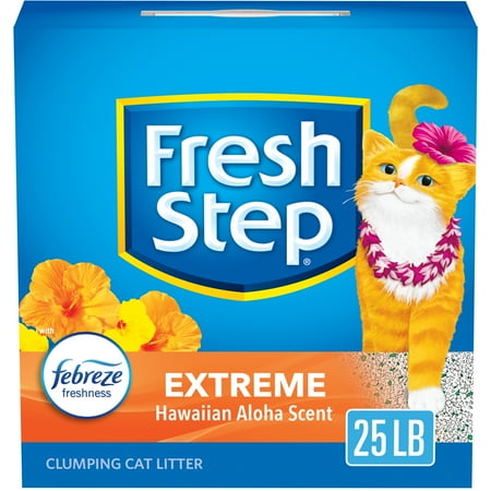 UPC: 0044600316840 | Fresh Step Scented Clumping Cat Litter with the Power of Febreze Hawaiian Aloha 25 lbs