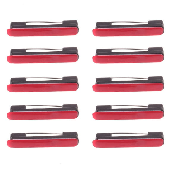 WASHWEPE Safety Worker ID Buckle Brooch Badges 100Pcs with Adhesive Back for Crafting