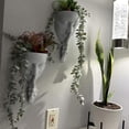 thumbnail image 3 of Face Shaped Wall Planter, Silence Face Art Wall Hanging Vase, Unique Human Head Flower Pot, Decorative Wall Mounted Planter, Indoor Outdoor Succulent Planter for Home Garden Wall Decor, 3 of 5