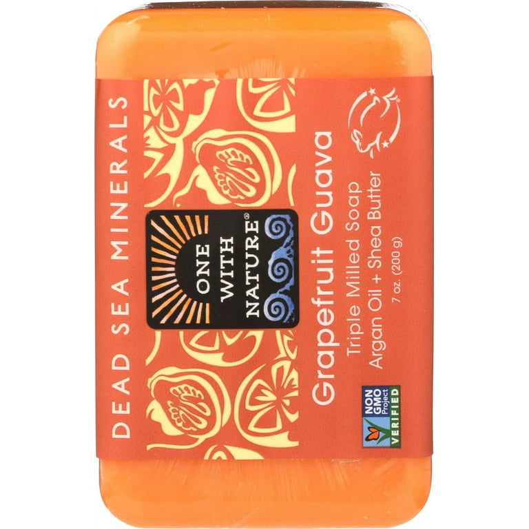 Grapefruit Guava Dead Sea Mineral Soap, Ounce Bar