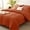 Terracotta, variant on King Size Comforter Set - 7 Pieces Bed in a Bag Terracotta Comforters King Size Bed Set, Soft Burnt Orange Bedding Set with All Seasons Comforter, Sheets, Pillowcases & Shams