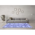 thumbnail image 3 of Ahgly Company Indoor Rectangle Abstract Blue Modern Area Rugs, 5' x 8', 3 of 4