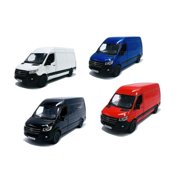 Furgoneta Mercedes Benz Sprinter Kinsmart 1 48 Pack 4