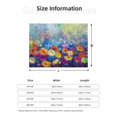 thumbnail image 3 of KLL Spring Flower Seasonal Print Fleece Throw Blanket, Horizontal Fleece Bedding Cute Soft Blankets Comfy Fleece Flannel Plush Home Decor for Couch & Bed -80"x60", 3 of 9