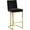 Black and Gold, variant on Homestock Country Cottage Navy Velvet Stool
