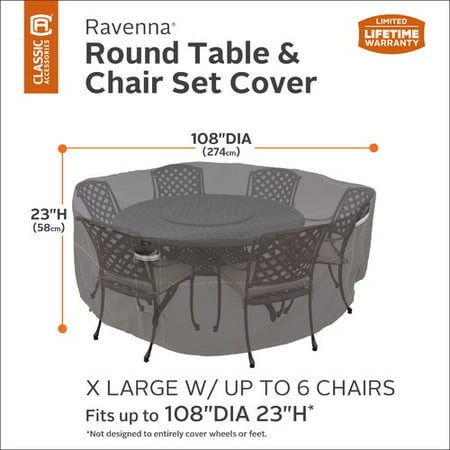 Freeport Park Kendala Water Resistant Round Patio Dining Set Cover