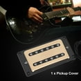 thumbnail image 2 of Metal Pickup Cover,Two Slot Metal Guitar Pickup Cover Guitar Pickup Cover Seamless Integration, 2 of 8